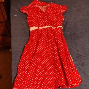 Red Polka Dot Kids Dress